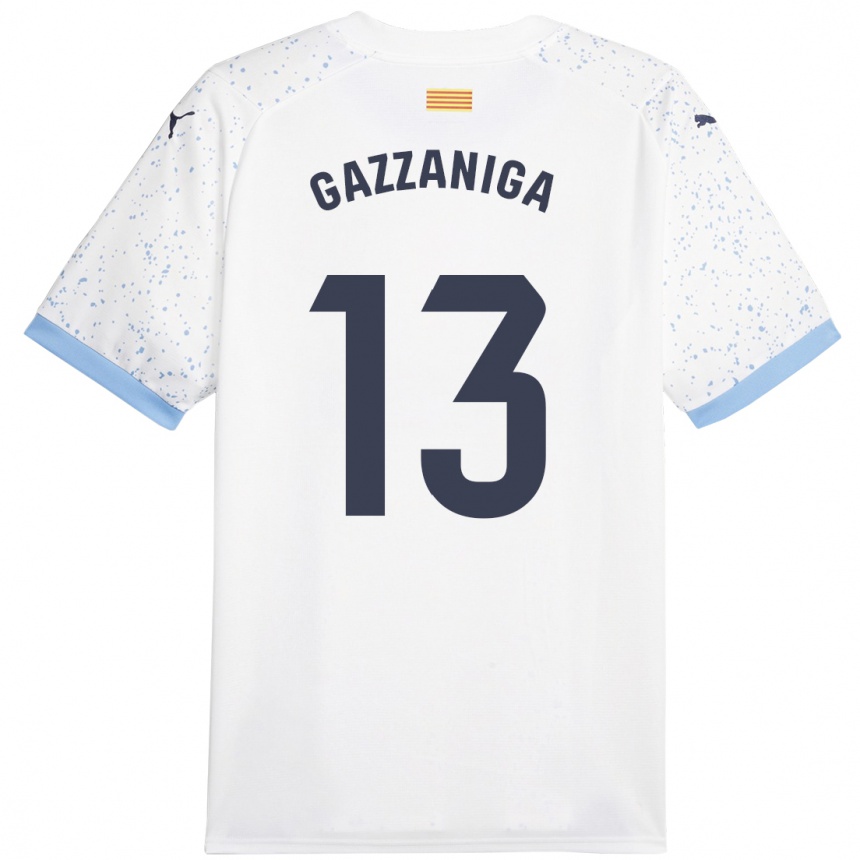 Niño Fútbol Camiseta Paulo Gazzaniga #13 Blanco 2ª Equipación 2023/24 México