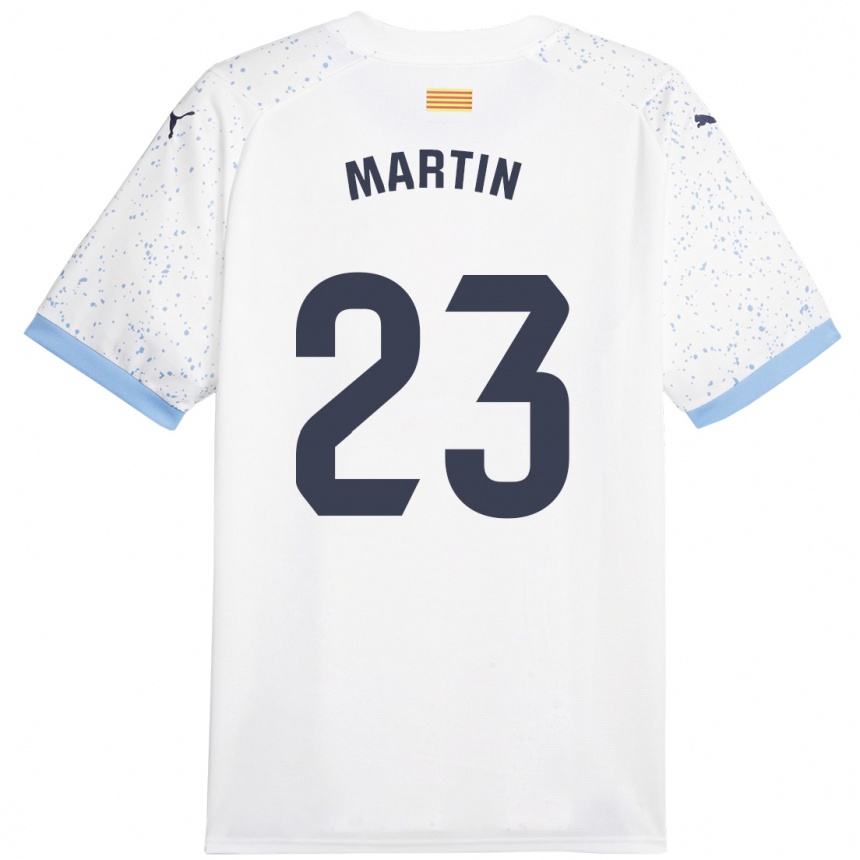 Niño Fútbol Camiseta Iván Martín #23 Blanco 2ª Equipación 2023/24 México