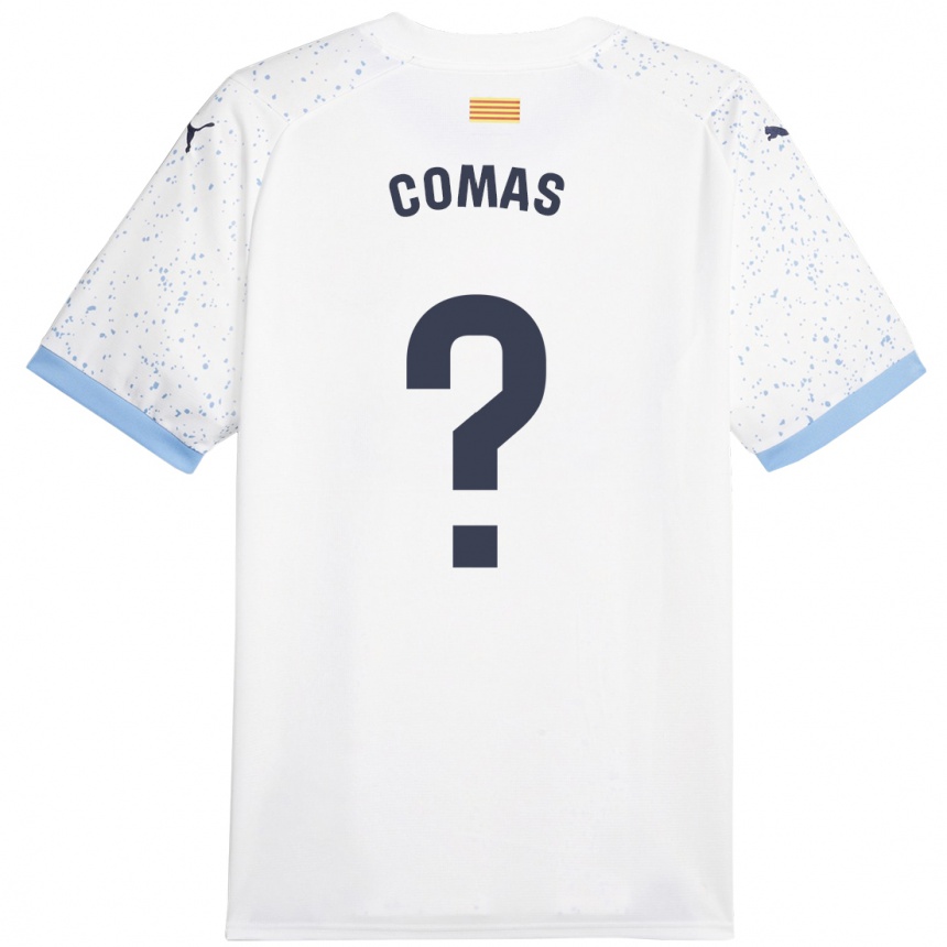 Niño Fútbol Camiseta Oriol Comas #0 Blanco 2ª Equipación 2023/24 México