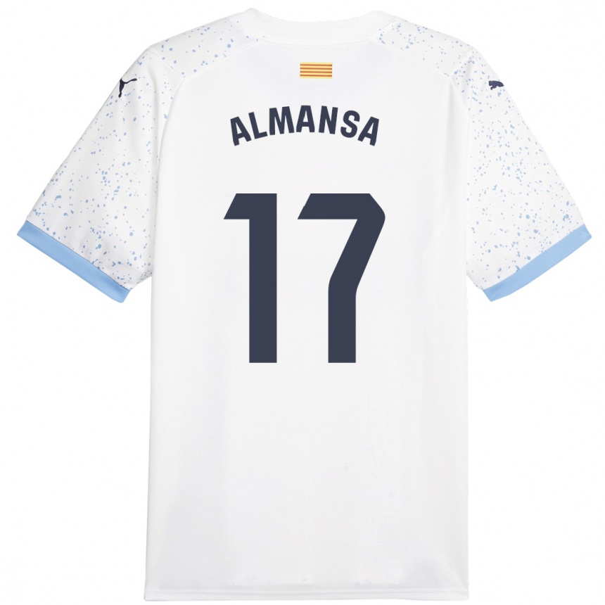 Niño Fútbol Camiseta Alex Almansa #17 Blanco 2ª Equipación 2023/24 México