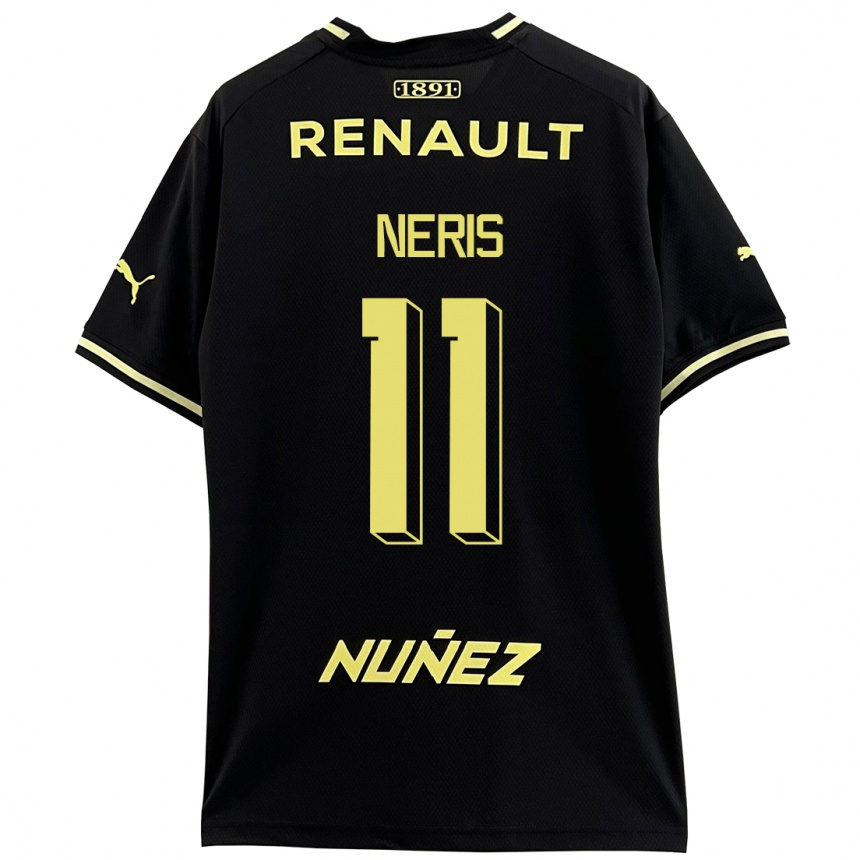 Niño Fútbol Camiseta José Neris #11 Negro 2ª Equipación 2023/24 México