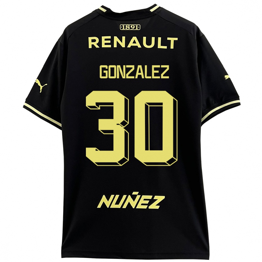 Niño Fútbol Camiseta Ángel González #30 Negro 2ª Equipación 2023/24 México