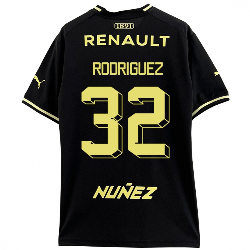 Niño Fútbol Camiseta Randall Rodríguez #32 Negro 2ª Equipación 2023/24 México