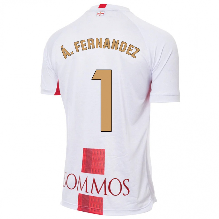 Niño Fútbol Camiseta Álvaro Fernández #1 Blanco 2ª Equipación 2023/24 México