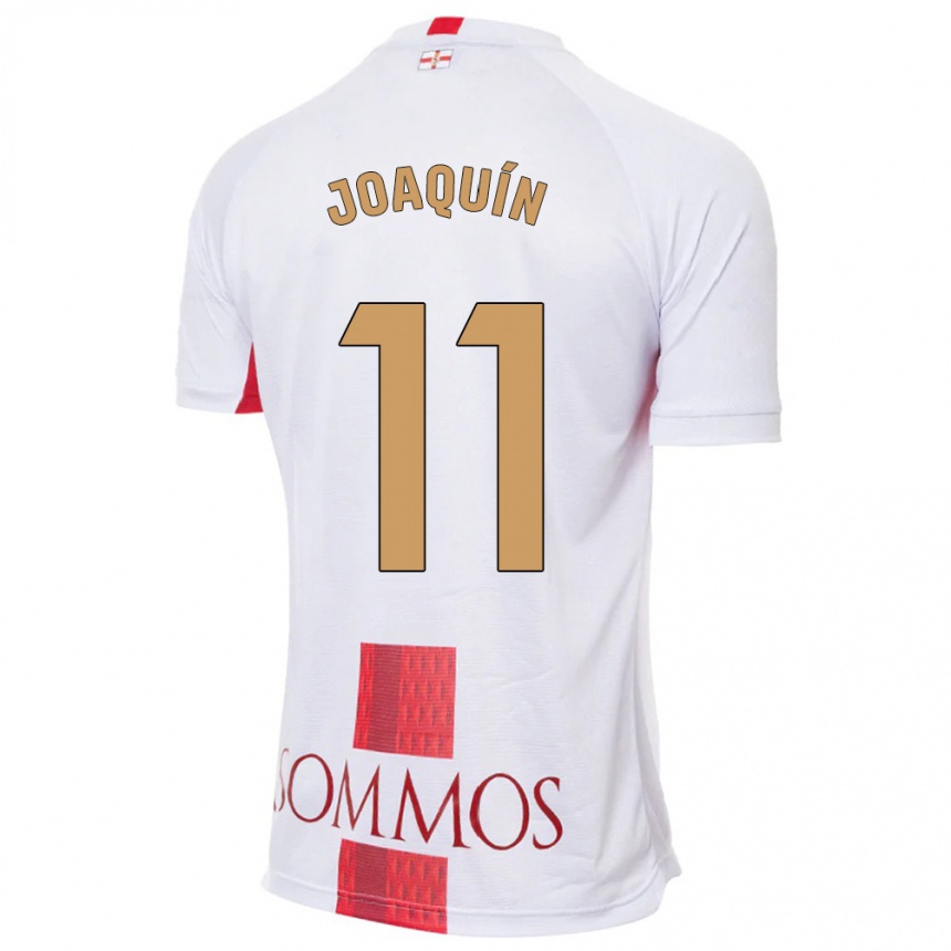 Niño Fútbol Camiseta Joaquin Munoz #11 Blanco 2ª Equipación 2023/24 México