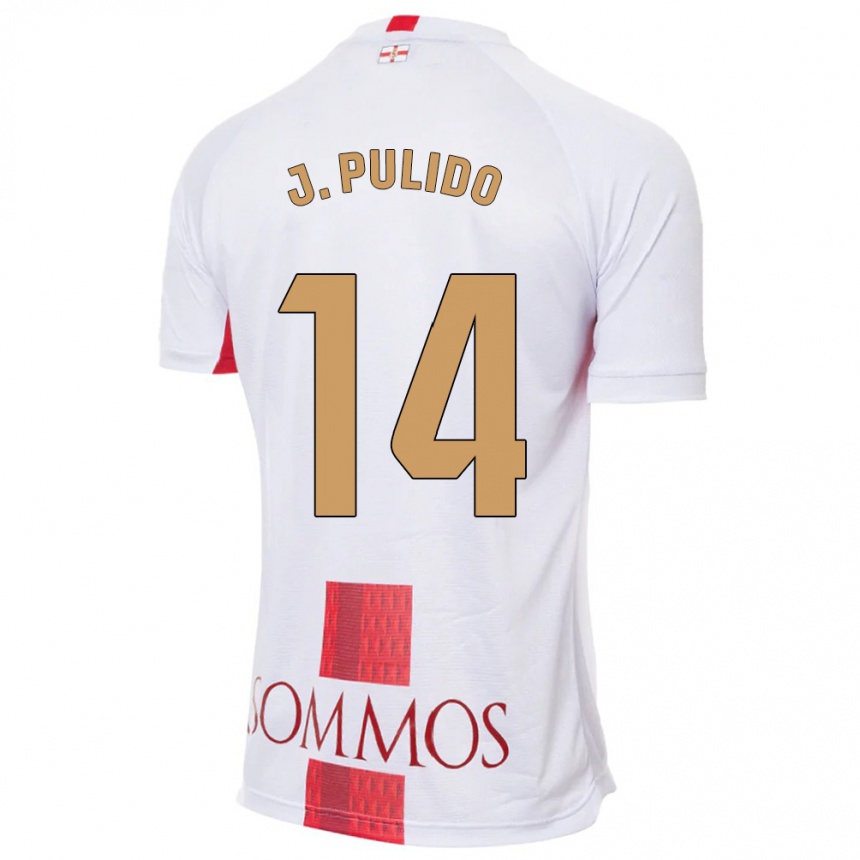 Niño Fútbol Camiseta Jorge Pulido #14 Blanco 2ª Equipación 2023/24 México