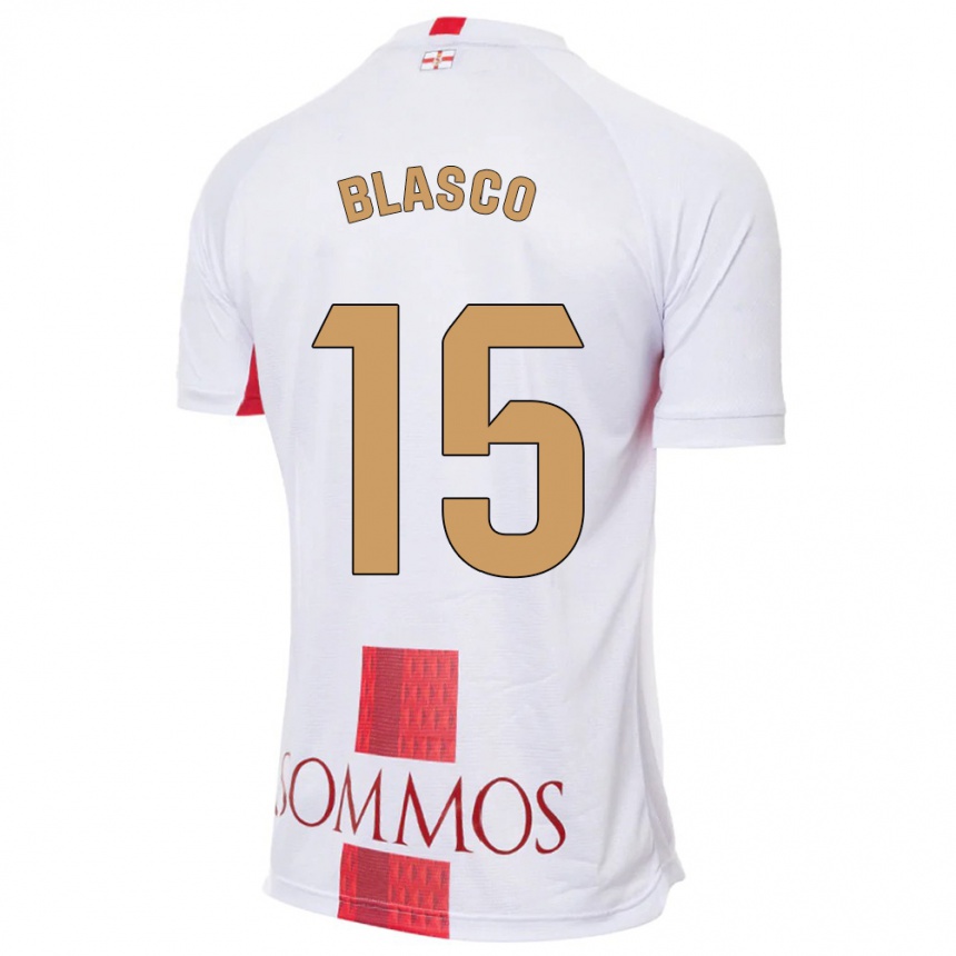 Niño Fútbol Camiseta Jérémy Blasco #15 Blanco 2ª Equipación 2023/24 México