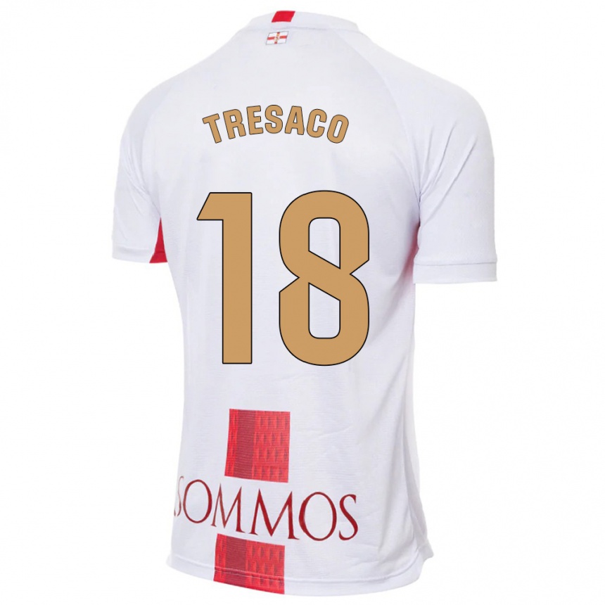 Niño Fútbol Camiseta Rafa Tresaco #18 Blanco 2ª Equipación 2023/24 México