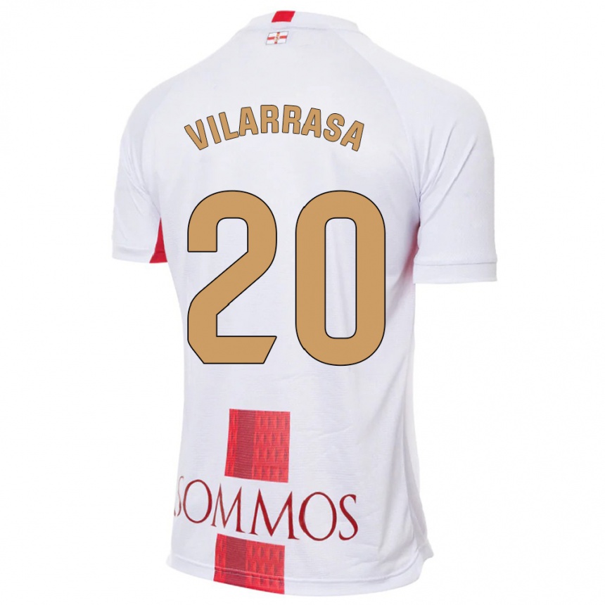 Niño Fútbol Camiseta Ignasi Vilarrasa #20 Blanco 2ª Equipación 2023/24 México