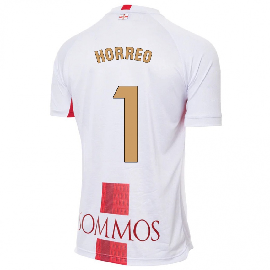 Niño Fútbol Camiseta Berto Hórreo #1 Blanco 2ª Equipación 2023/24 México