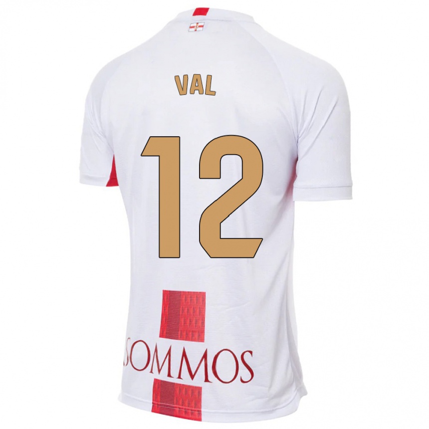 Niño Fútbol Camiseta Ángel Val #12 Blanco 2ª Equipación 2023/24 México