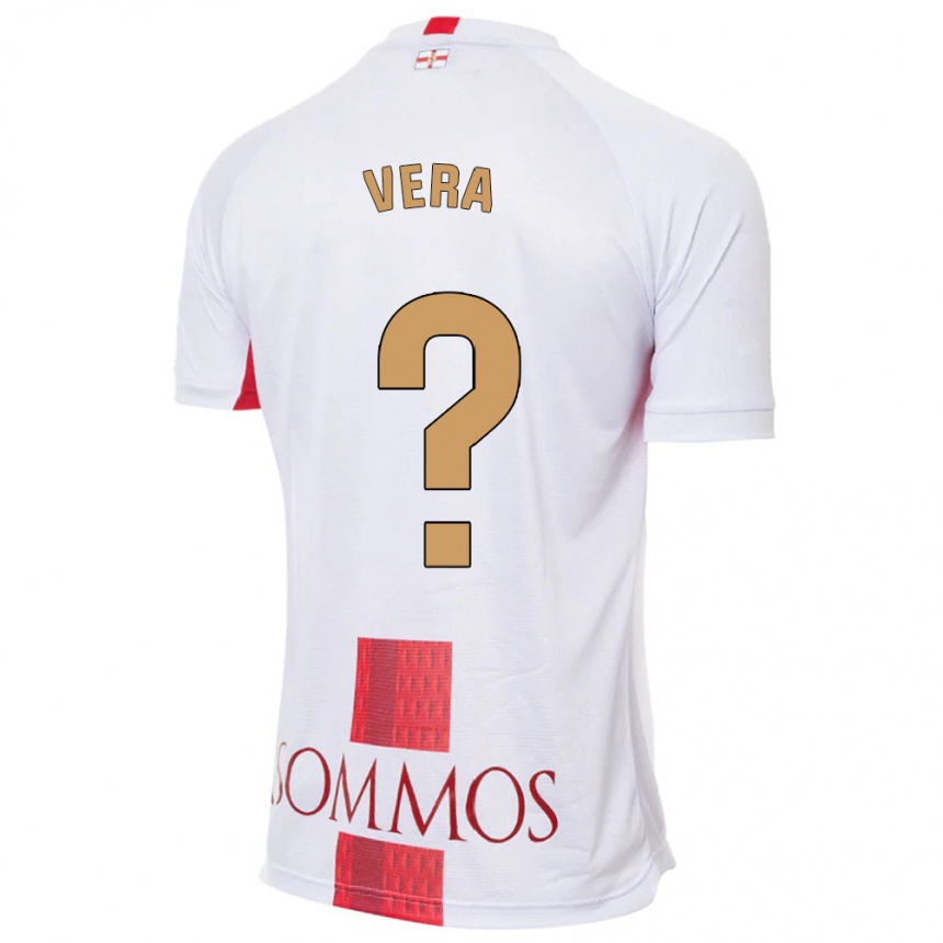 Niño Fútbol Camiseta Ángel Vera #0 Blanco 2ª Equipación 2023/24 México