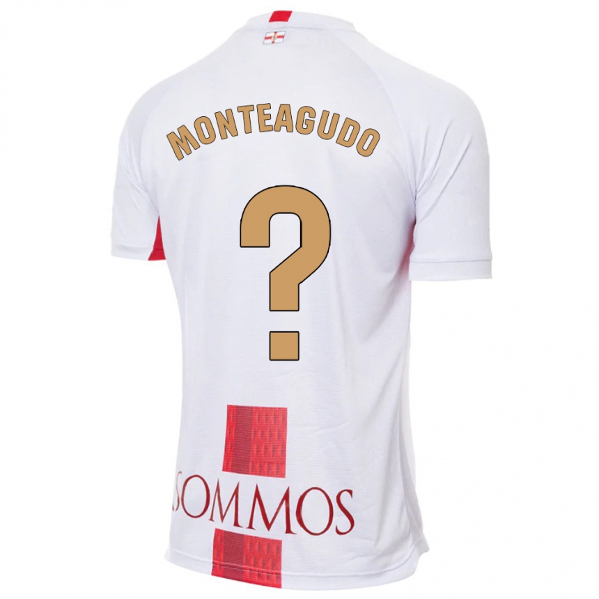 Niño Fútbol Camiseta Miguel Monteagudo #0 Blanco 2ª Equipación 2023/24 México