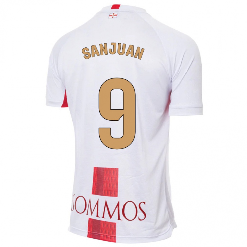 Niño Fútbol Camiseta Royo Sanjuan #9 Blanco 2ª Equipación 2023/24 México