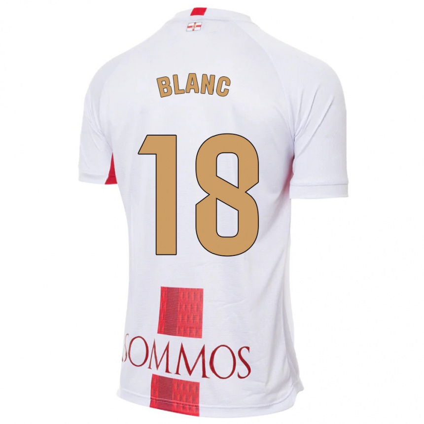 Niño Fútbol Camiseta Laia Blanc #18 Blanco 2ª Equipación 2023/24 México