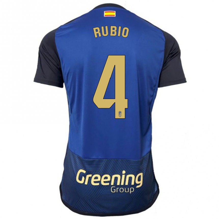 Niño Fútbol Camiseta Miguel Rubio #4 Armada 2ª Equipación 2023/24 México