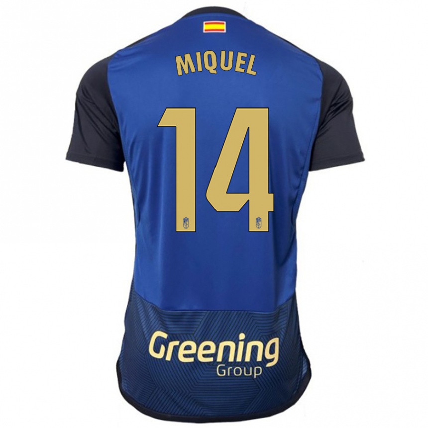 Niño Fútbol Camiseta Ignasi Miquel #14 Armada 2ª Equipación 2023/24 México