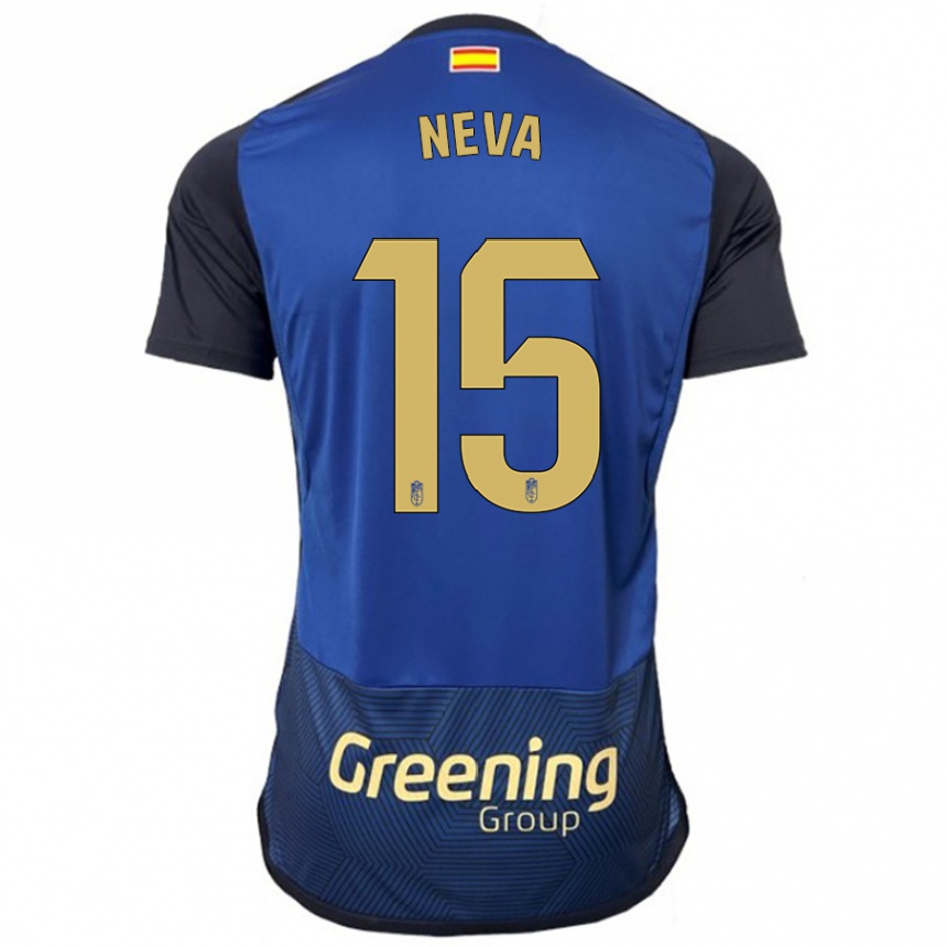 Niño Fútbol Camiseta Carlos Neva #15 Armada 2ª Equipación 2023/24 México