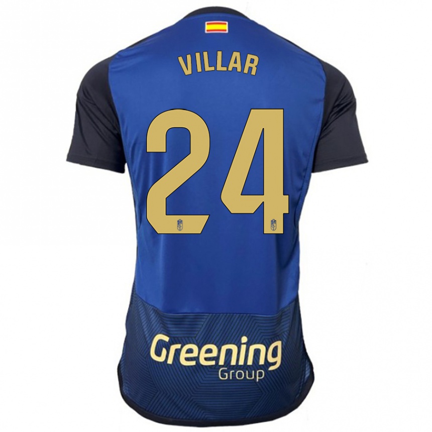 Niño Fútbol Camiseta Gonzalo Villar #24 Armada 2ª Equipación 2023/24 México