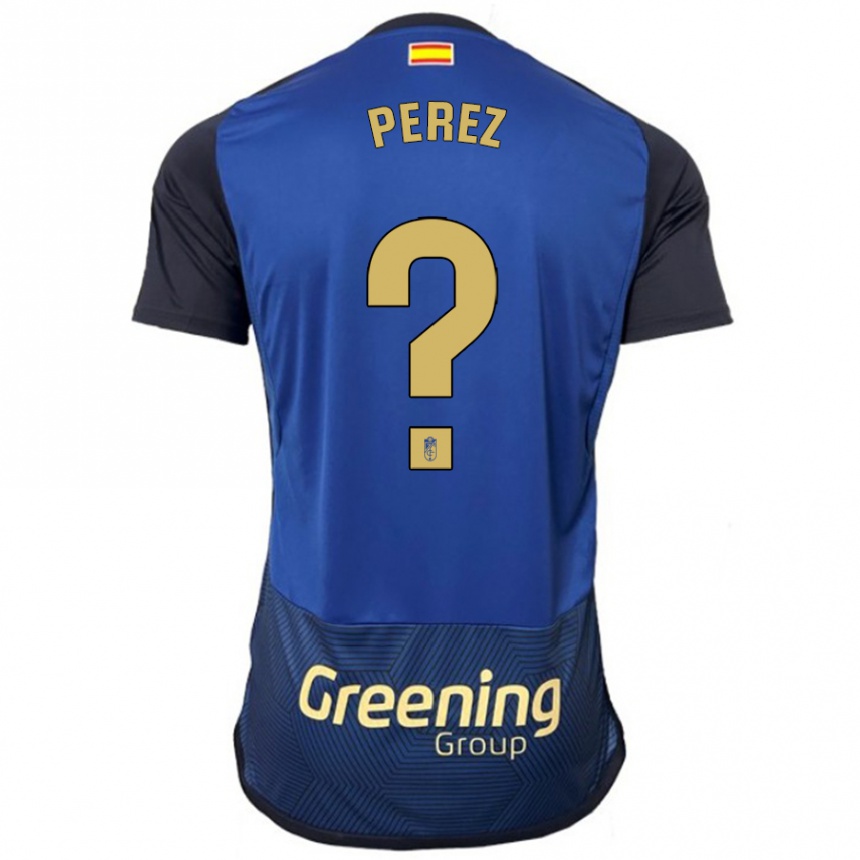 Niño Fútbol Camiseta Marco Pérez #0 Armada 2ª Equipación 2023/24 México