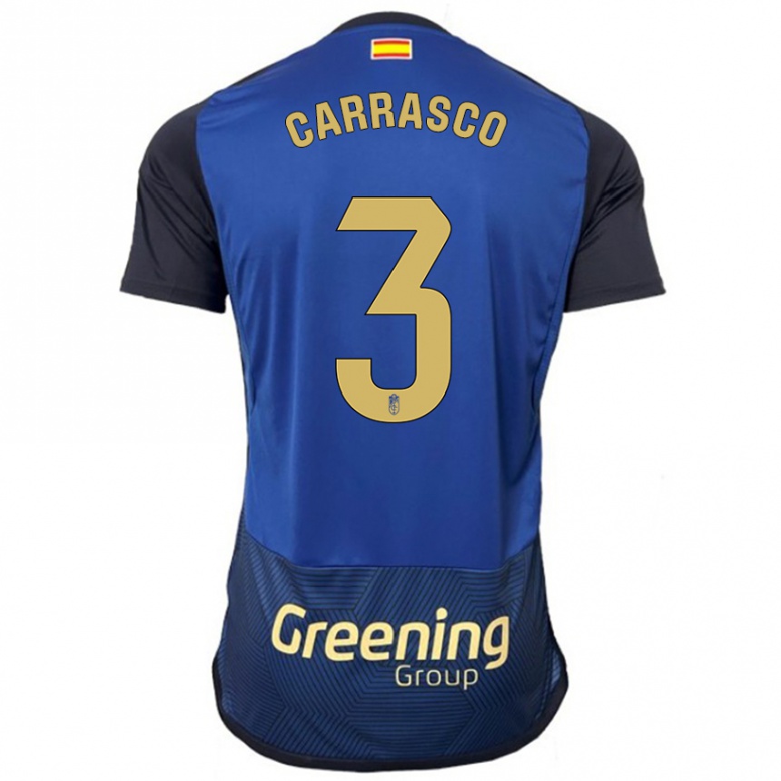 Niño Fútbol Camiseta Marta Carrasco #3 Armada 2ª Equipación 2023/24 México