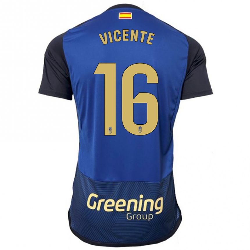 Niño Fútbol Camiseta Nerea Vicente #16 Armada 2ª Equipación 2023/24 México