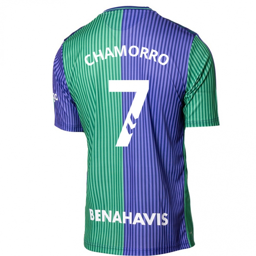 Niño Fútbol Camiseta Alexis Chamorro #7 Verde Azul 2ª Equipación 2023/24 México