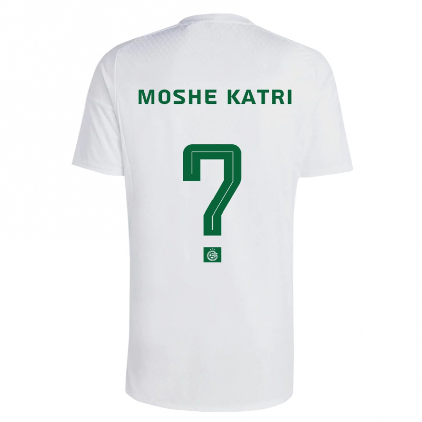 Niño Fútbol Camiseta Roy Moshe Katri #0 Verde Azul 2ª Equipación 2023/24 México