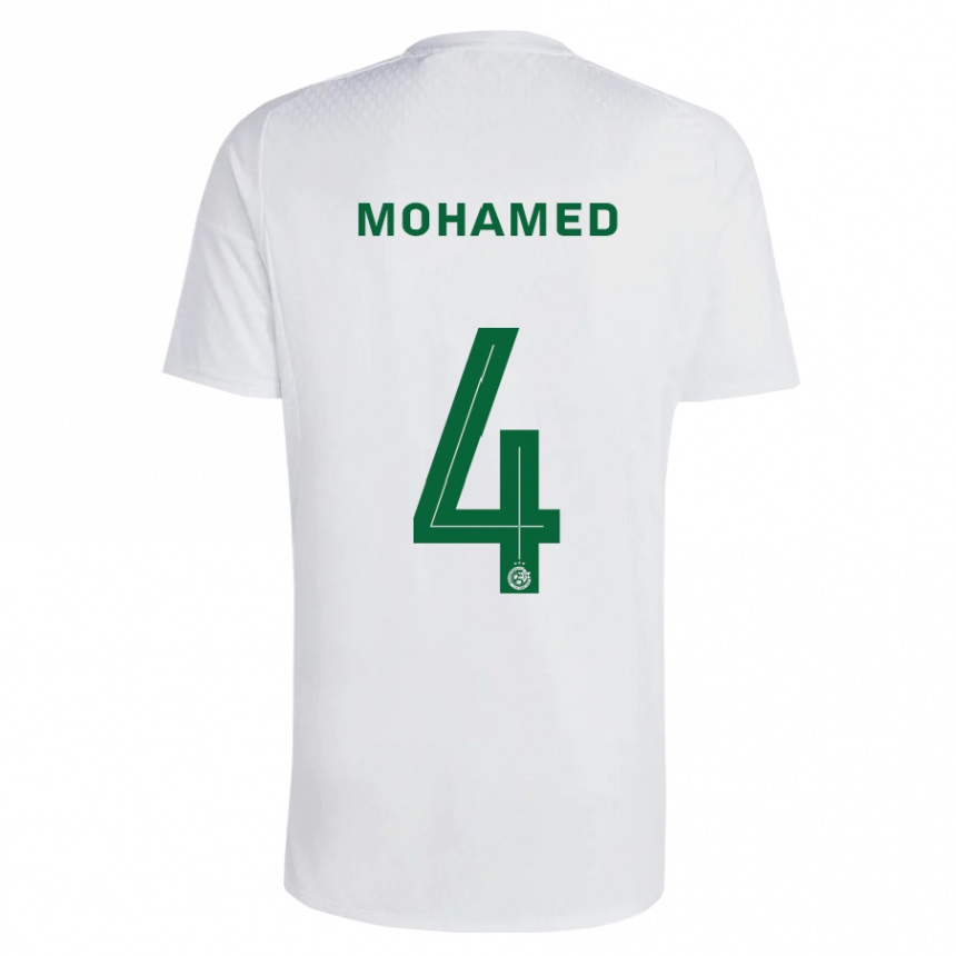 Niño Fútbol Camiseta Ali Mohamed #4 Verde Azul 2ª Equipación 2023/24 México