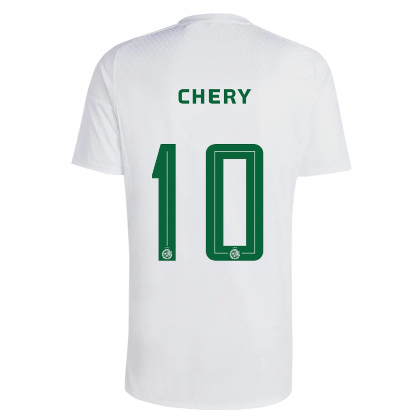 Niño Fútbol Camiseta Tjaronn Chery #10 Verde Azul 2ª Equipación 2023/24 México