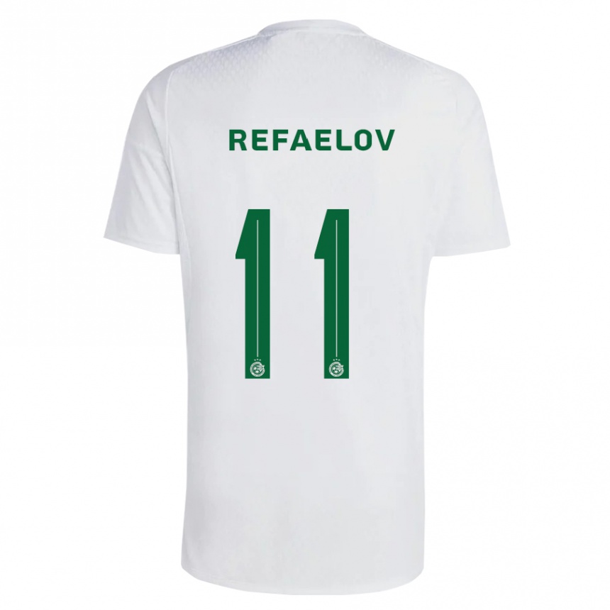 Niño Fútbol Camiseta Lior Refaelov #11 Verde Azul 2ª Equipación 2023/24 México