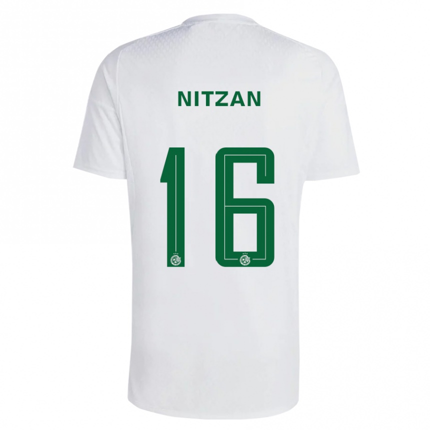 Niño Fútbol Camiseta Itamar Nitzan #16 Verde Azul 2ª Equipación 2023/24 México