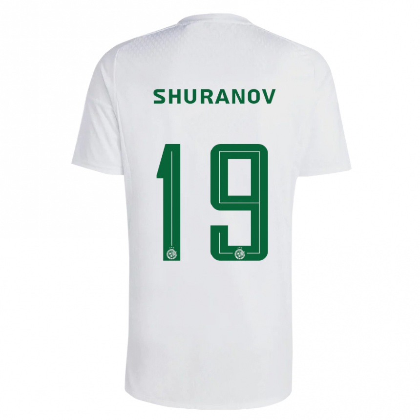 Niño Fútbol Camiseta Erik Shuranov #19 Verde Azul 2ª Equipación 2023/24 México