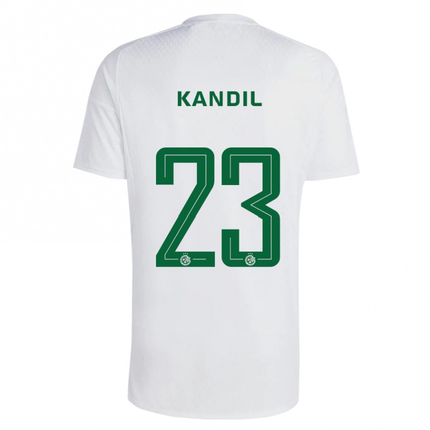 Niño Fútbol Camiseta Maor Kandil #23 Verde Azul 2ª Equipación 2023/24 México
