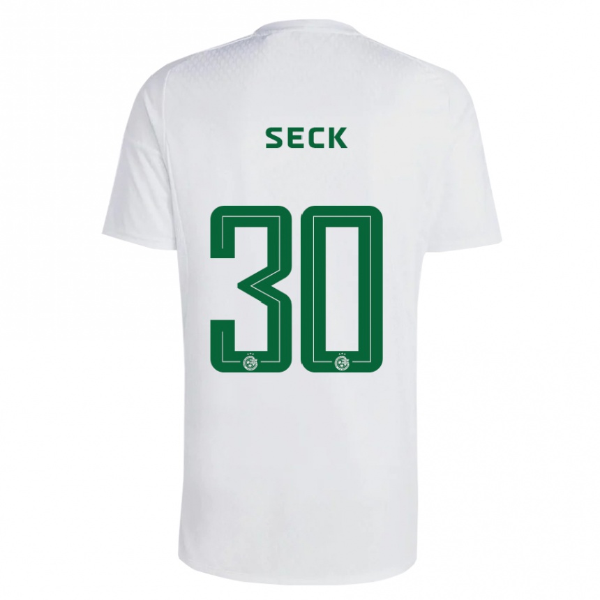 Niño Fútbol Camiseta Abdoulaye Seck #30 Verde Azul 2ª Equipación 2023/24 México