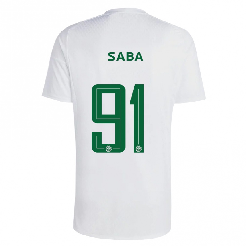 Niño Fútbol Camiseta Dia Saba #91 Verde Azul 2ª Equipación 2023/24 México