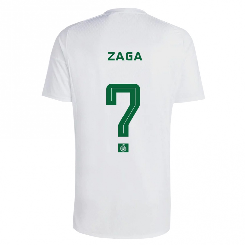 Niño Fútbol Camiseta Binyamin Zaga #0 Verde Azul 2ª Equipación 2023/24 México