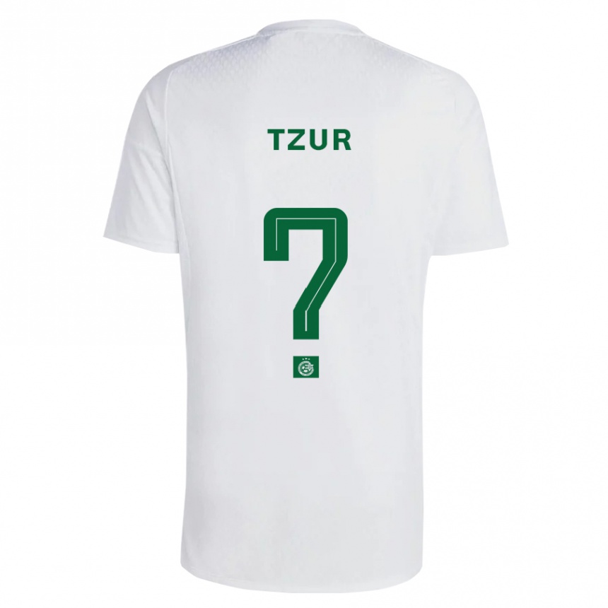 Niño Fútbol Camiseta Adi Tzur #0 Verde Azul 2ª Equipación 2023/24 México