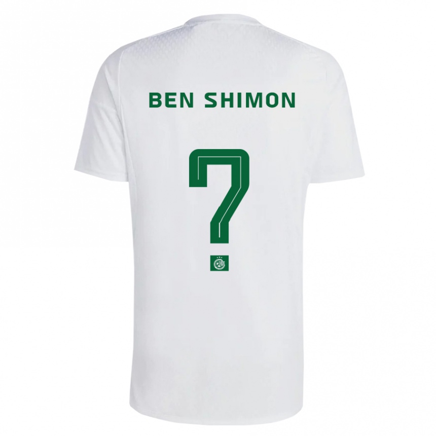Niño Fútbol Camiseta Elad Ben Shimon #0 Verde Azul 2ª Equipación 2023/24 México