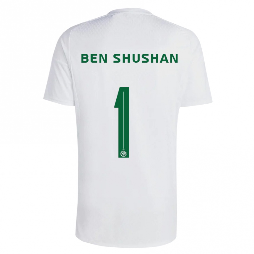 Niño Fútbol Camiseta Ori Ben Shushan #1 Verde Azul 2ª Equipación 2023/24 México