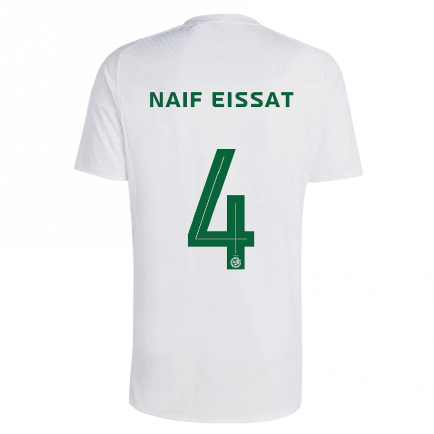 Niño Fútbol Camiseta Lisav Naif Eissat #4 Verde Azul 2ª Equipación 2023/24 México