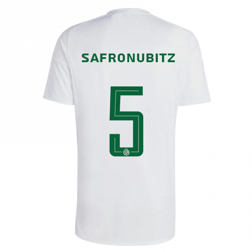 Niño Fútbol Camiseta Dan Safronubitz #5 Verde Azul 2ª Equipación 2023/24 México