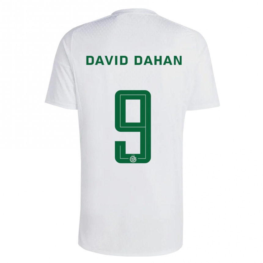 Niño Fútbol Camiseta Omer David Dahan #9 Verde Azul 2ª Equipación 2023/24 México