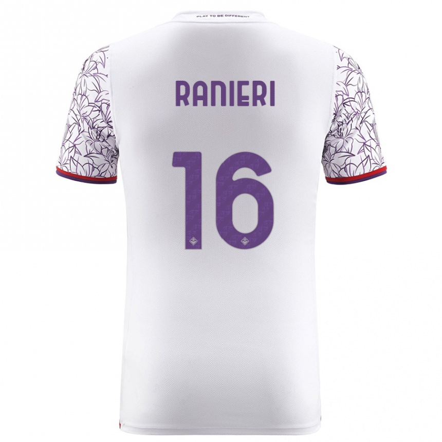 Niño Fútbol Camiseta Luca Ranieri #16 Blanco 2ª Equipación 2023/24 México