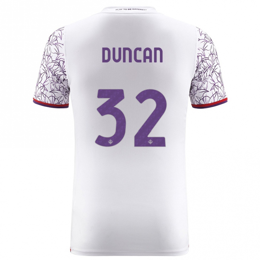 Niño Fútbol Camiseta Alfred Duncan #32 Blanco 2ª Equipación 2023/24 México