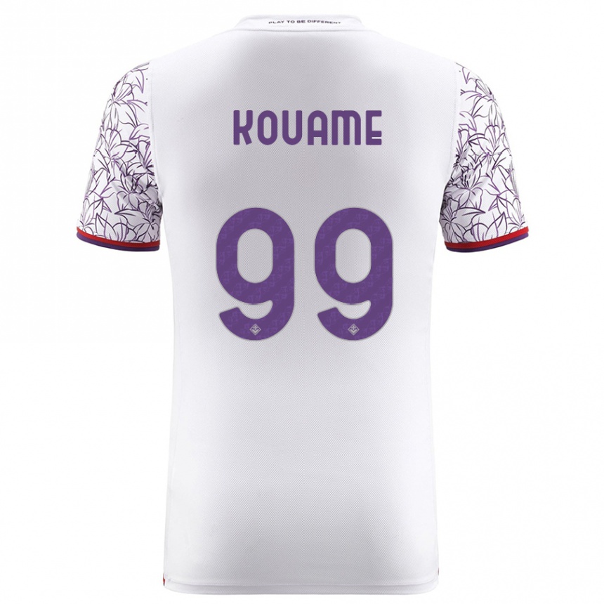 Niño Fútbol Camiseta Christian Kouamé #99 Blanco 2ª Equipación 2023/24 México