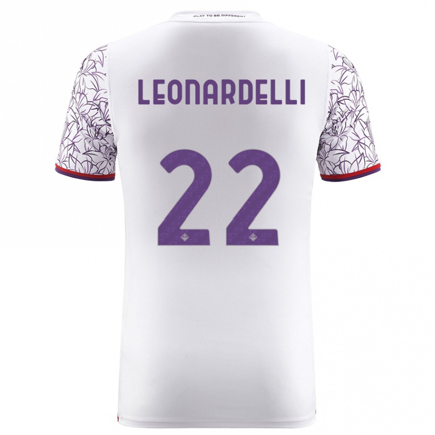 Niño Fútbol Camiseta Pietro Leonardelli #22 Blanco 2ª Equipación 2023/24 México