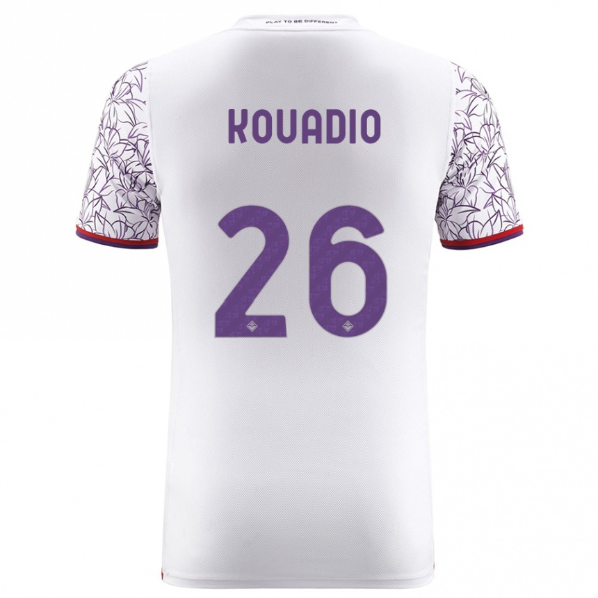 Niño Fútbol Camiseta Eddy Kouadio #26 Blanco 2ª Equipación 2023/24 México