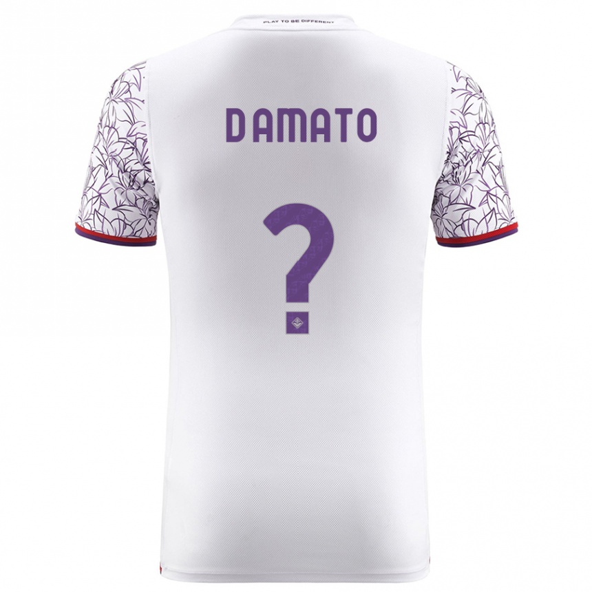 Niño Fútbol Camiseta Gabriele D'amato #0 Blanco 2ª Equipación 2023/24 México