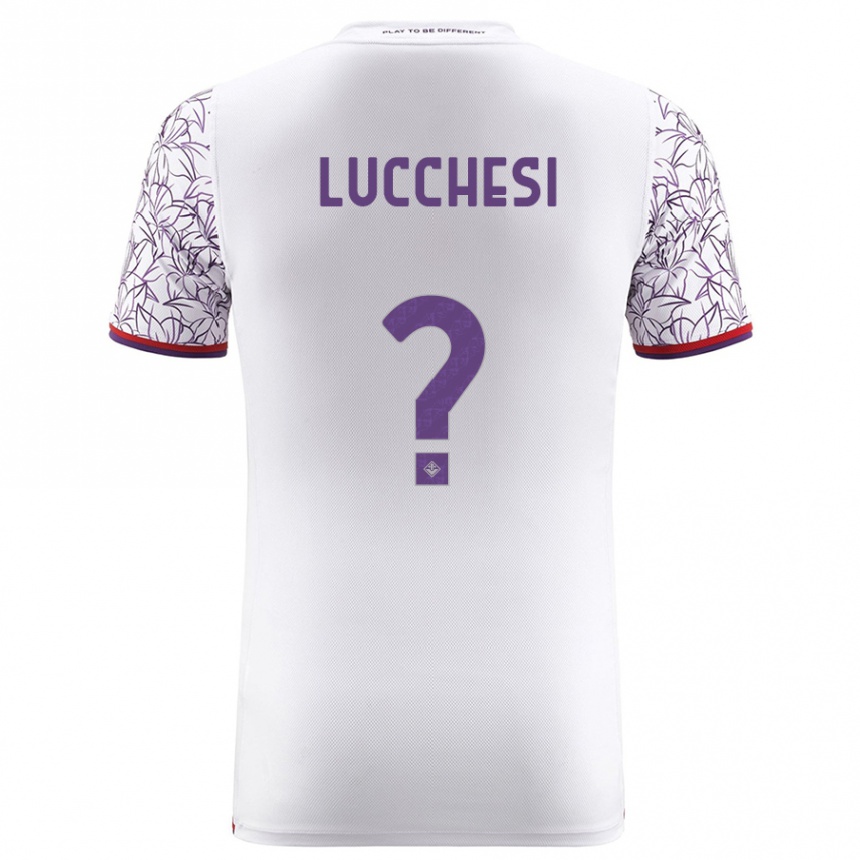 Niño Fútbol Camiseta Andrea Lucchesi #0 Blanco 2ª Equipación 2023/24 México